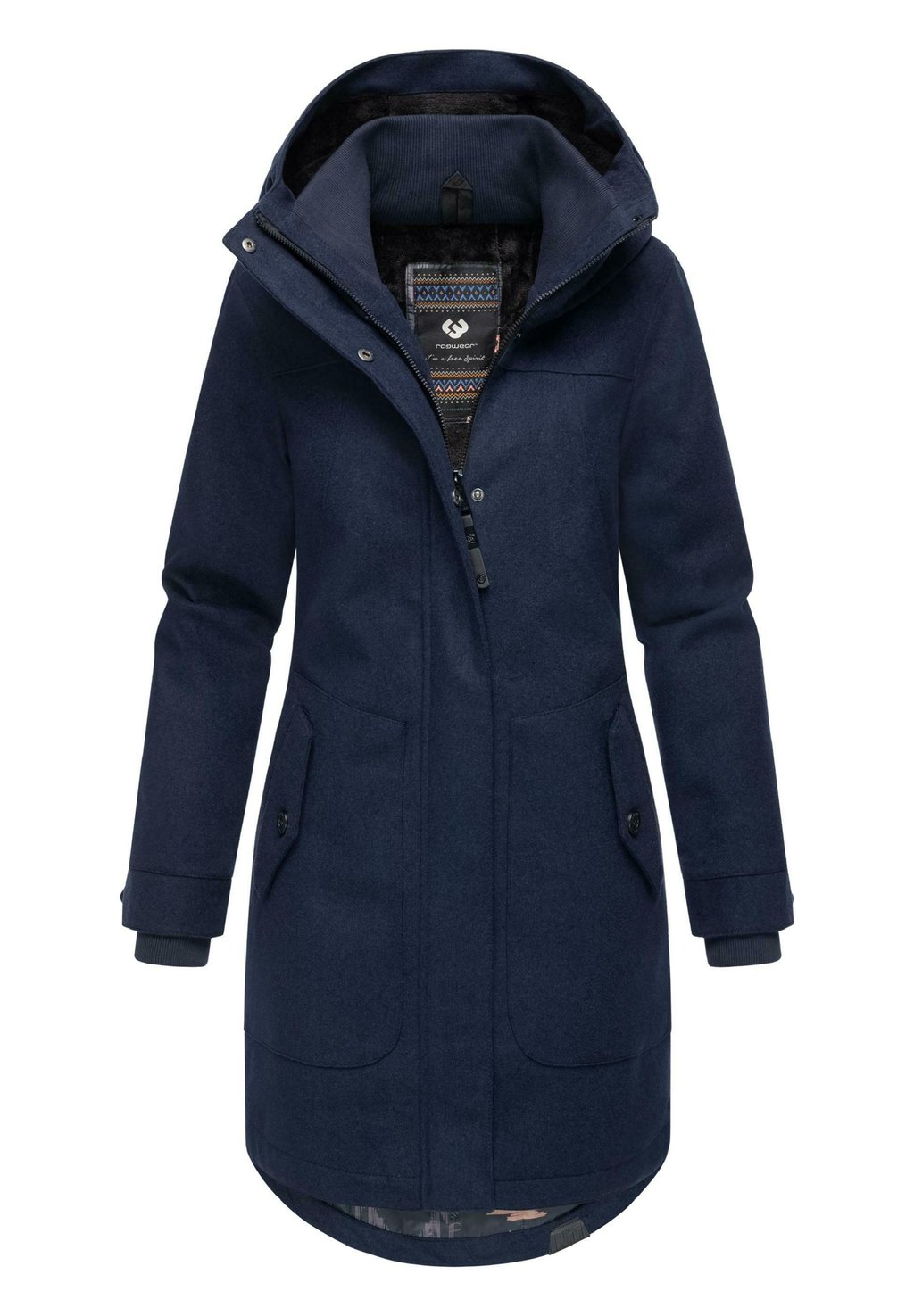 Зимнее пальто JANNISA Ragwear, темно-синий 
Зимнее пальто JANNISA Ragwear, темно-синий