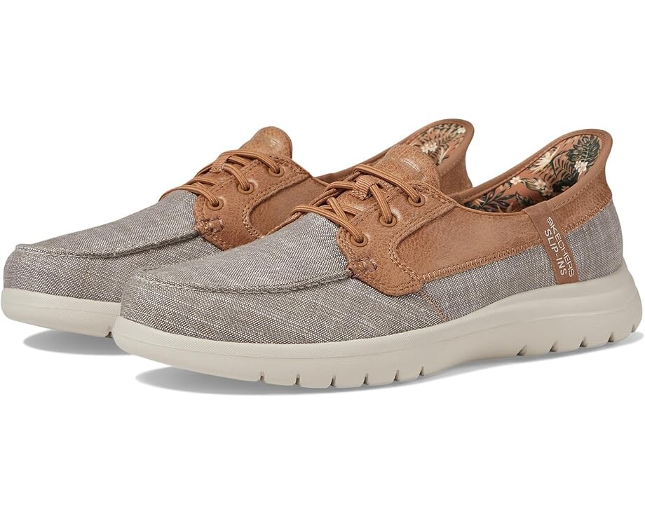 Лоферы SKECHERS Hands Free Slip-ins On-The-Go Flex - Coastal Sky, серо-коричневый
Лоферы SKECHERS Hands Free Slip-ins On-The-Go Flex - Coastal Sky, серо-коричневый