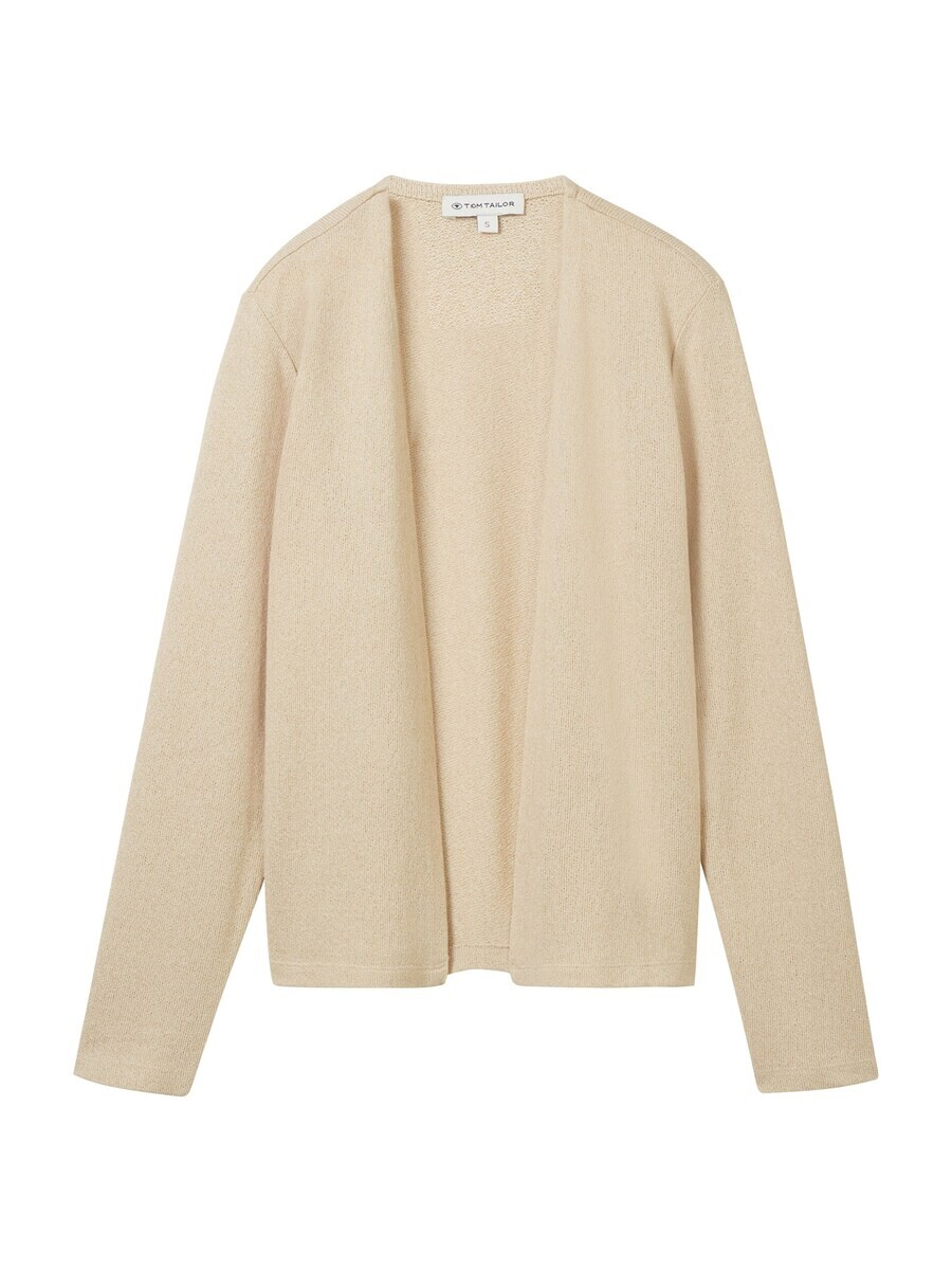 Вязаный кардиган Tom Tailor, песочный 
Вязаный кардиган Tom Tailor, песочный