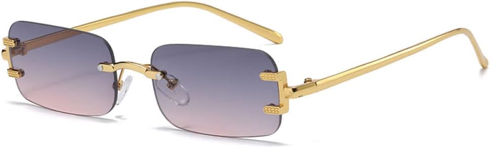 Солнцезащитные очки в тонкой оправе без оправы для женщин, металлические прямоугольные солнцезащитные очки для мужчин, защита от УФ-излучения UV400, без оправы, градиентные очки UV400 generic, C04
Солнцезащитные очки в тонкой оправе без оправы для женщин, металлические прямоугольные солнцезащитные очки для мужчин, защита от УФ-излучения UV400, без оправы, градиентные очки UV400 generic, C04