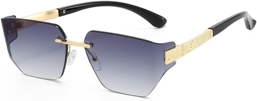 Роскошные безрамочные солнцезащитные очки с градиентным переходом для женщин, в стиле ретро с металлической оправой, повседневные, для мужчин и пожилых, с защитой от УФ-излучения UV400 TKKTLLT, Golden Grey
Роскошные безрамочные солнцезащитные очки с градиентным переходом для женщин, в стиле ретро с металлической оправой, повседневные, для мужчин и пожилых, с защитой от УФ-излучения UV400 TKKTLLT, Golden Grey