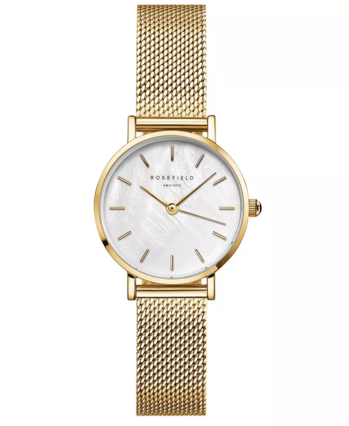 Маленькие женские часы Small Edit с золотистым браслетом из стальной сетки, 26 мм Rosefield
Маленькие женские часы Small Edit с золотистым браслетом из стальной сетки, 26 мм Rosefield