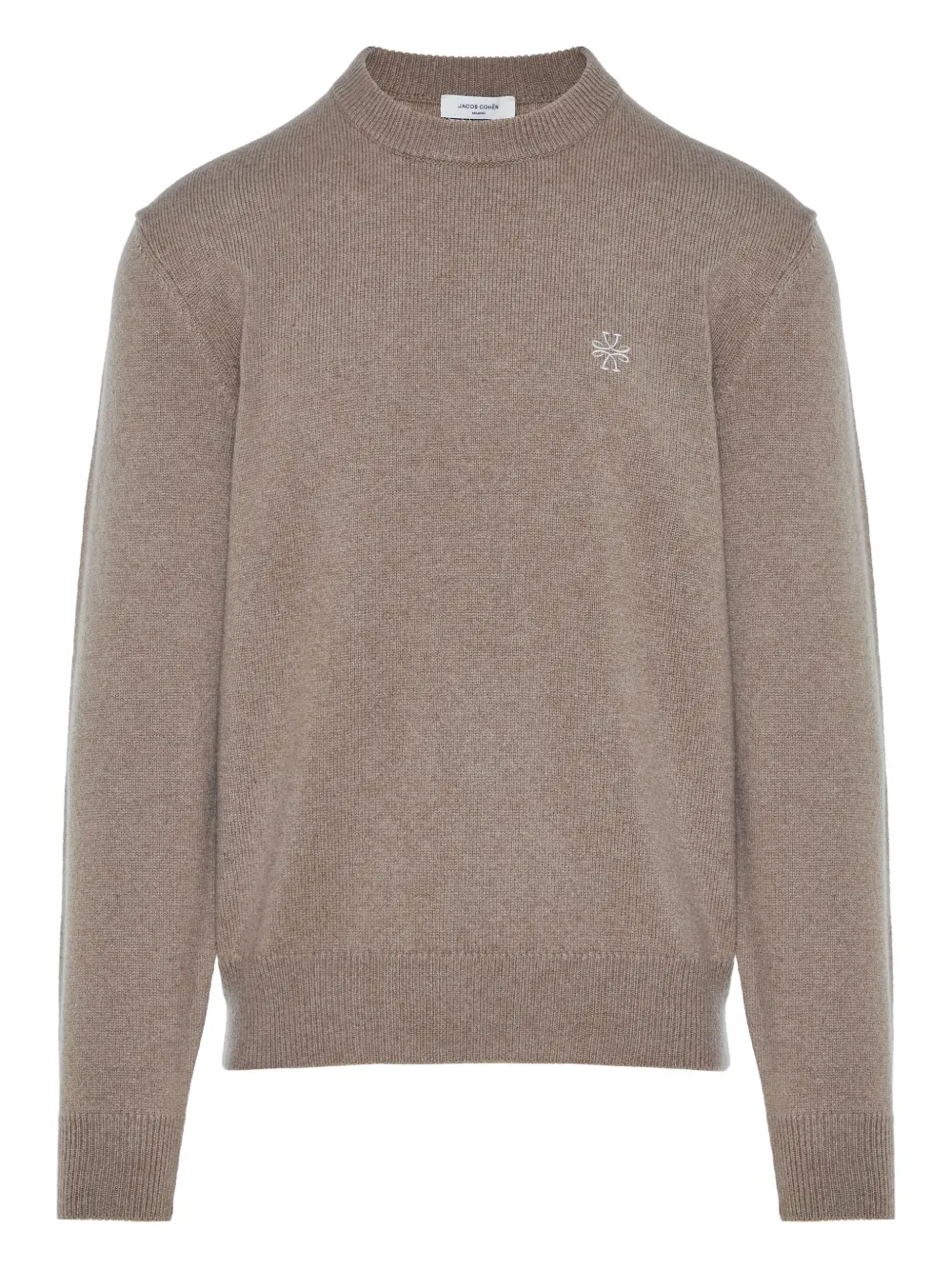Свитер с вышитым логотипом Jacob Cohen, коричневый
Свитер с вышитым логотипом Jacob Cohen, коричневый