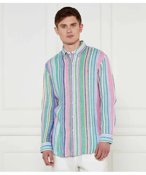 Льняная рубашка Custom fit Polo Ralph Lauren, синий
Льняная рубашка Custom fit Polo Ralph Lauren, синий