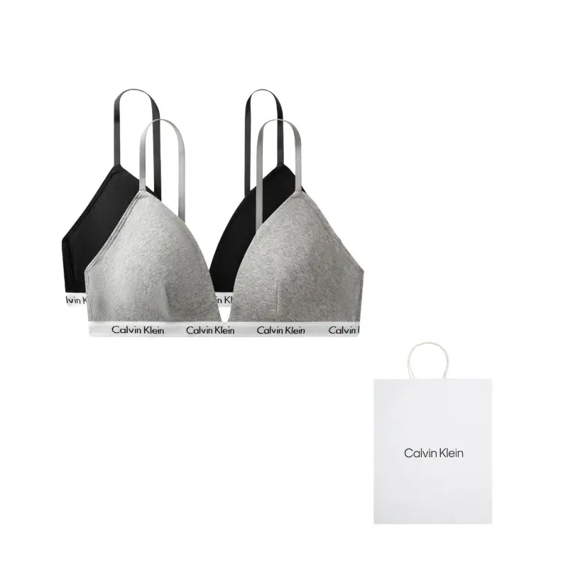 Бюстгальтер Women's 2 Pack Calvin Klein, черный/серый
Бюстгальтер Women's 2 Pack Calvin Klein, черный/серый