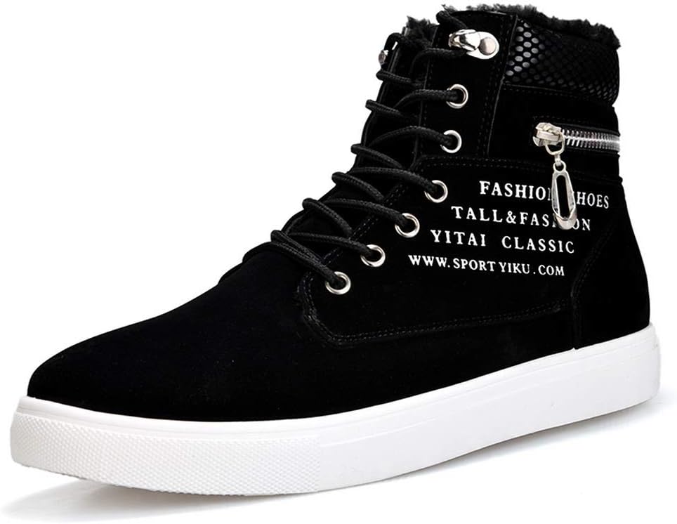 Мужские высокие замшевые кроссовки Tazimall, повседневные скейтерские туфли на шнуровке с меховой подкладкой, теплые обувь, черный
Мужские высокие замшевые кроссовки Tazimall, повседневные скейтерские туфли на шнуровке с меховой подкладкой, теплые обувь, черный