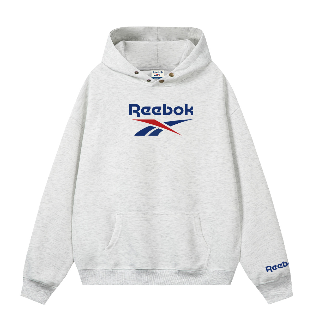 Толстовка Unisex Hooded Thickened Heavyweight Reebok, белый heather серый
Толстовка Unisex Hooded Thickened Heavyweight Reebok, белый heather серый