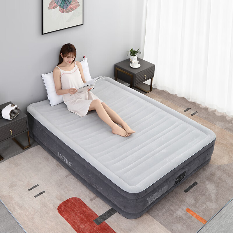 Встроенный электрический насос Intex, двойная надувная кровать, домашняя портативная кровать для обеденного перерыва, утолщенная уличная палатка, складной коврик CT12
Встроенный электрический насос Intex, двойная надувная кровать, домашняя портативная кровать для обеденного перерыва, утолщенная уличная палатка, складной коврик CT12