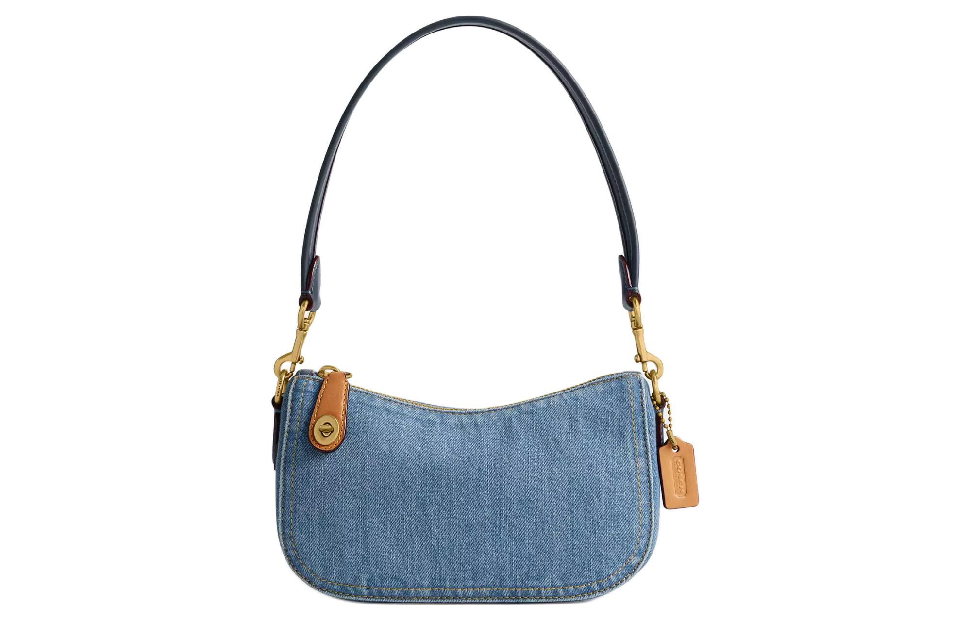 COACH Сумка через плечо деним женская маленькая индиго
COACH Сумка через плечо деним женская маленькая индиго