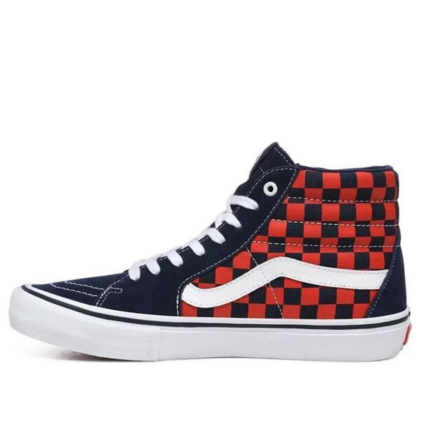 Кроссовки sk8-hi pro 'checkerboard - navy orange' Vans, синий
Кроссовки sk8-hi pro 'checkerboard - navy orange' Vans, синий