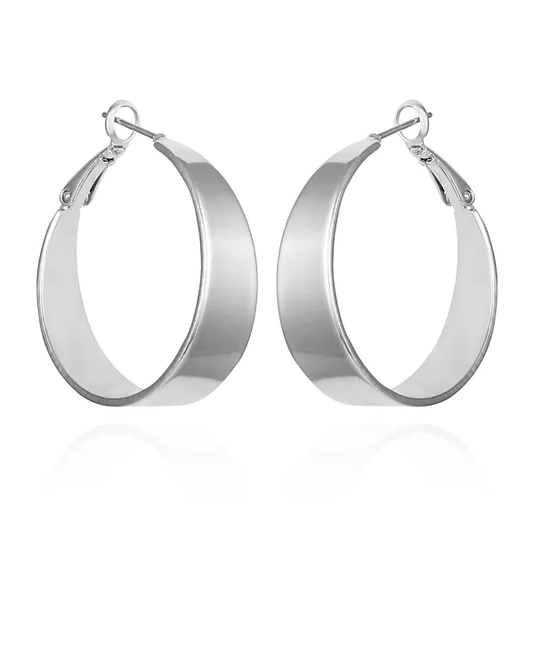 Толстые серьги-кольца серебристого тона Vince Camuto, silver-tone
Толстые серьги-кольца серебристого тона Vince Camuto, silver-tone