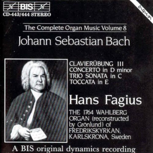 CD диск Bach / Fagius: Organ Music 8 
CD диск Bach / Fagius: Organ Music 8