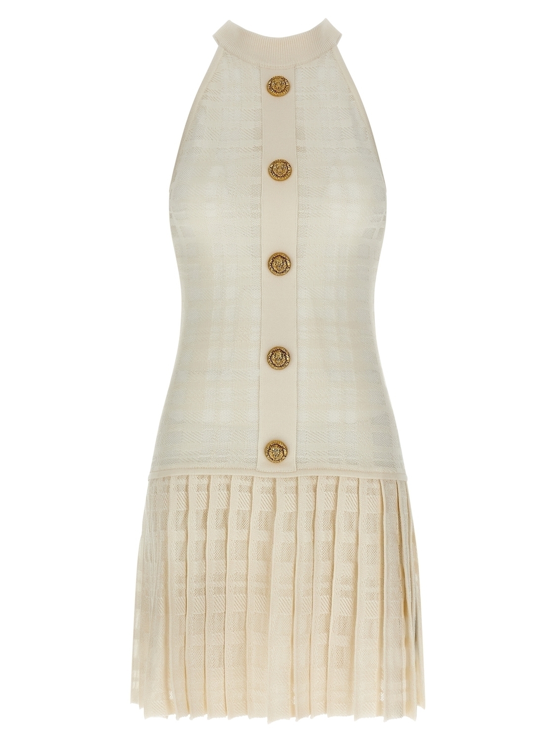 Вязаное платье в тартан BALMAIN, белый
Вязаное платье в тартан BALMAIN, белый