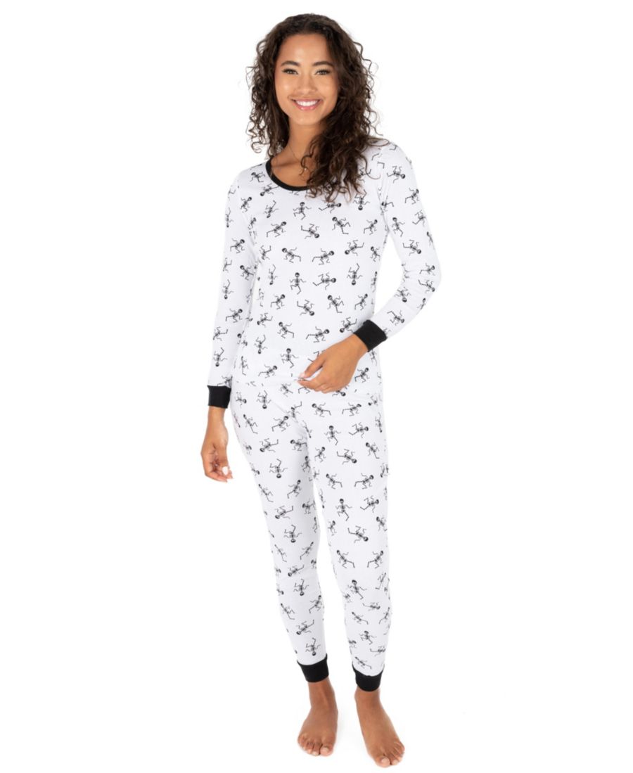 Женская хлопковая пижама из двух частей на Хэллоуин Leveret, Skeleton white
Женская хлопковая пижама из двух частей на Хэллоуин Leveret, Skeleton white