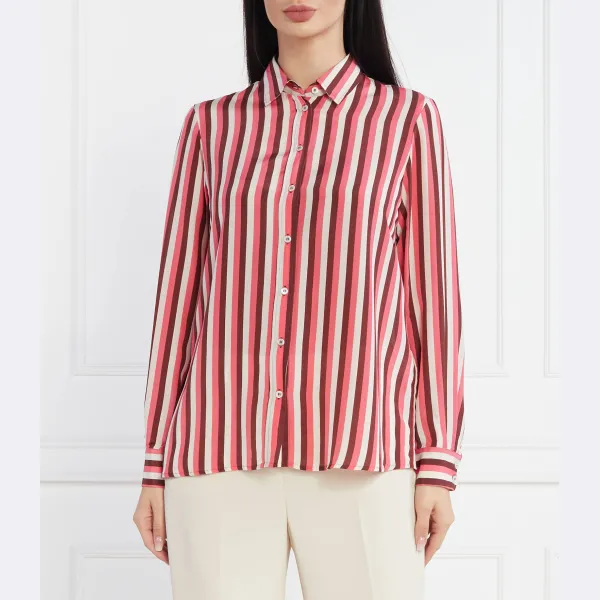 Шелковая рубашка Nirvana стандартного кроя Marella, розовый
Шелковая рубашка Nirvana стандартного кроя Marella, розовый