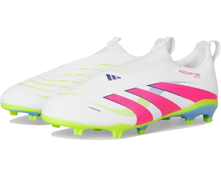 Кроссовки adidas Kids League Predator Laceless Firm Ground/Multi Ground Soccer Cleats, цвет White/Lucid Pink/Lucid Lemon
Кроссовки adidas Kids League Predator Laceless Firm Ground/Multi Ground Soccer Cleats, цвет White/Lucid Pink/Lucid Lemon