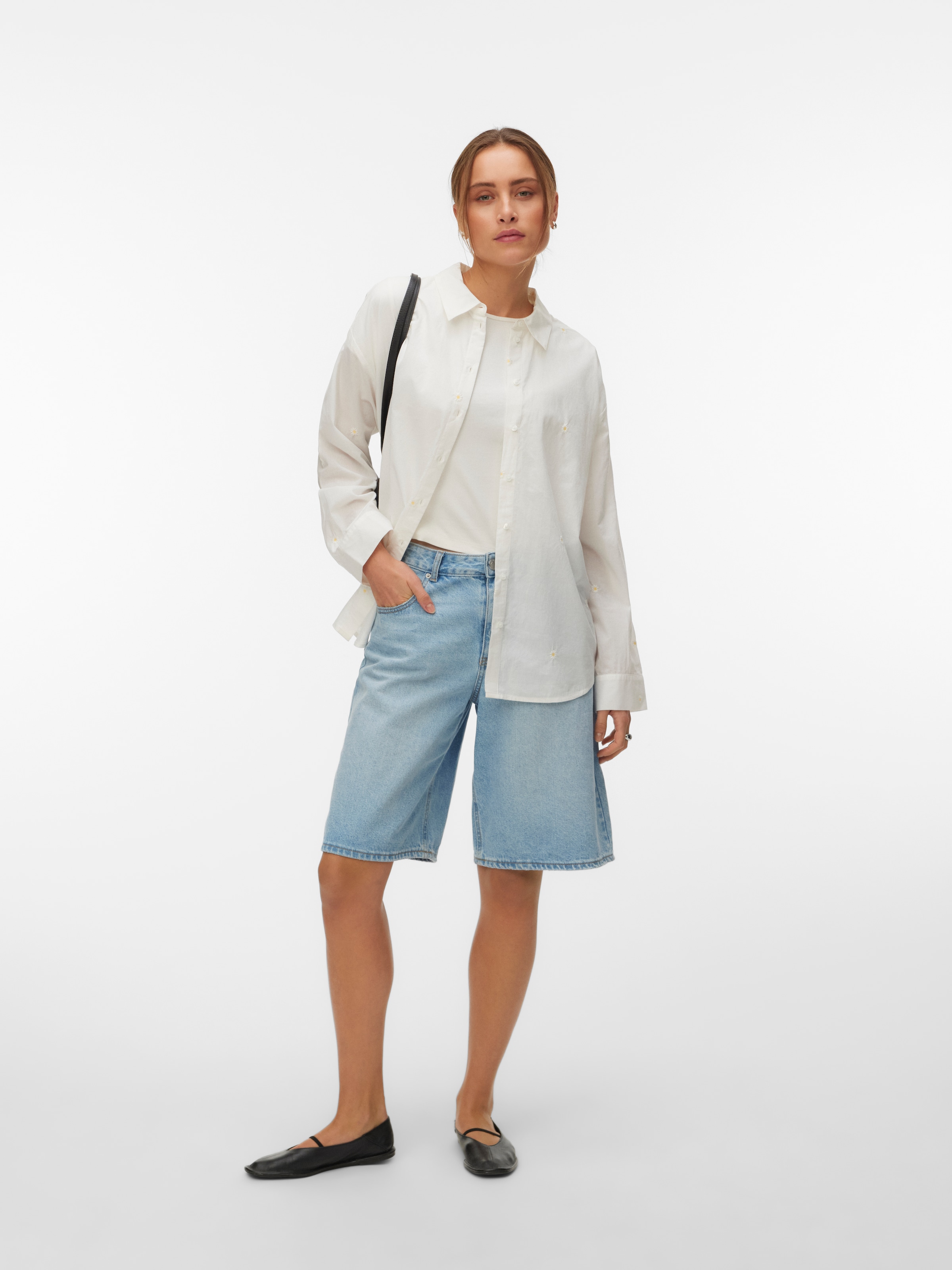 VERO MODA Рубашка 'VMOdona' в белом цвете, шерсть White
VERO MODA Рубашка 'VMOdona' в белом цвете, шерсть White