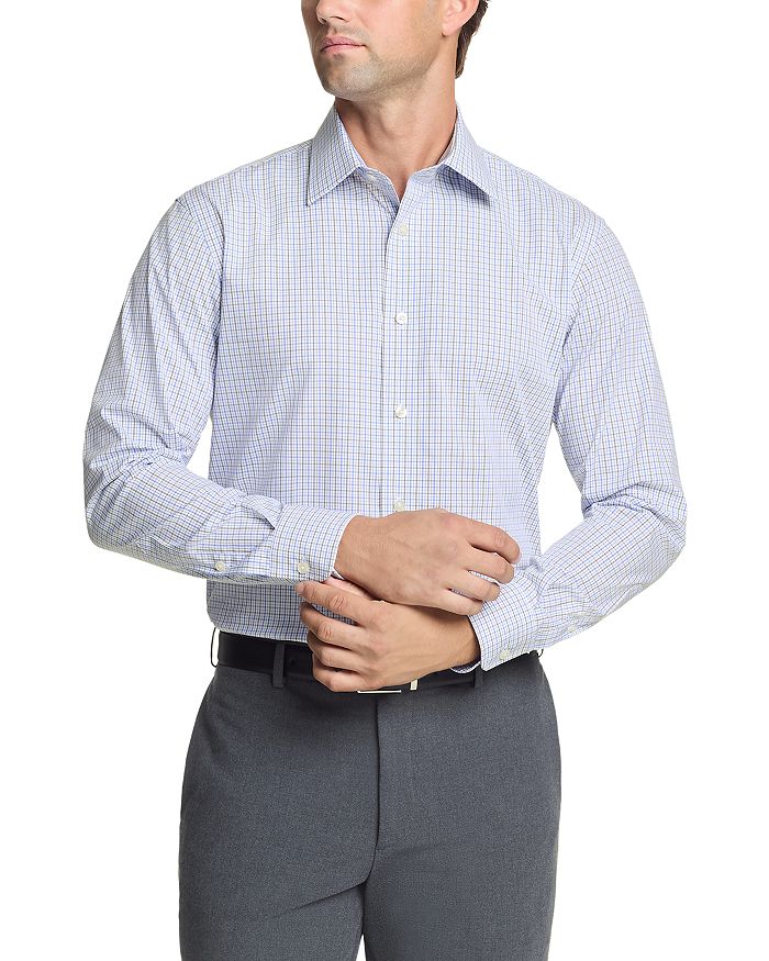 Рубашка-платье классического кроя из хлопка-стрейч в клетку The Men's Store at Bloomingdale's, синий
Рубашка-платье классического кроя из хлопка-стрейч в клетку The Men's Store at Bloomingdale's, синий