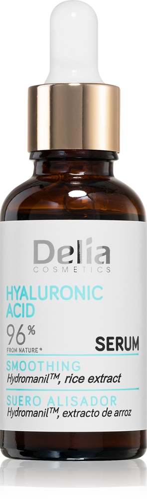 Разглаживающая сыворотка с гиалуроновой кислотой для лица Delia Cosmetics, 30 мл
Разглаживающая сыворотка с гиалуроновой кислотой для лица Delia Cosmetics, 30 мл