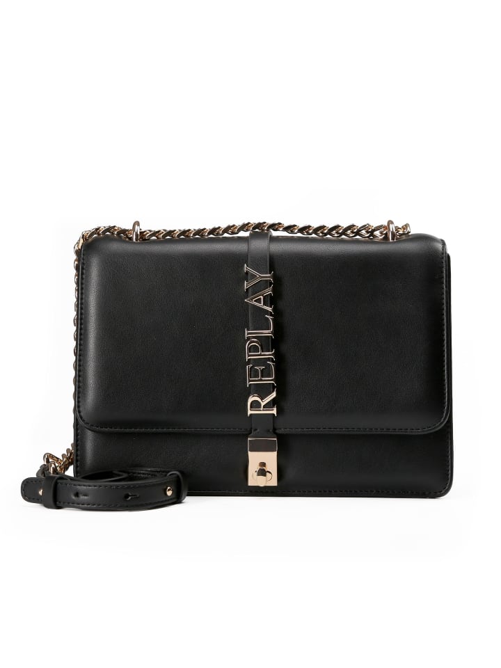 Сумка через плечо 25 см в цвете солнечно-черный Replay
Сумка через плечо 25 см в цвете солнечно-черный Replay