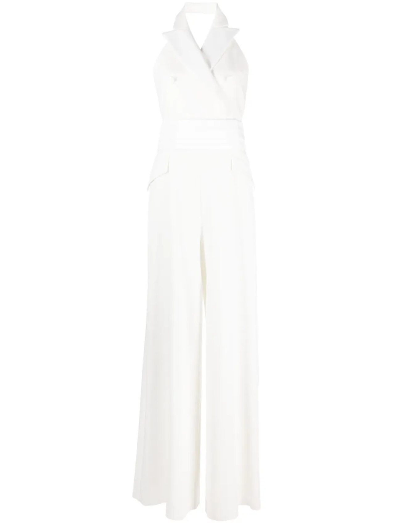 Max Mara комбинезон строгого кроя с вырезом халтер, белый
Max Mara комбинезон строгого кроя с вырезом халтер, белый