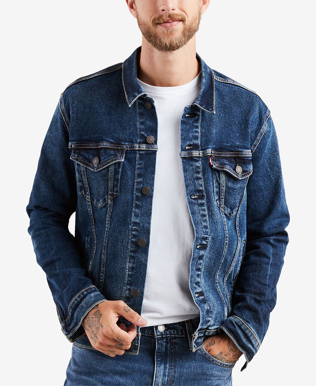 Куртка Levi's Regular-Fit Stretch Denim Trucker, синий колуза
Куртка Levi's Regular-Fit Stretch Denim Trucker, синий колуза