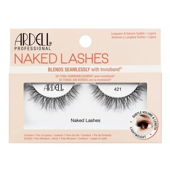 Пара накладных ресниц, 421 черный Ardell, Naked Lashes
Пара накладных ресниц, 421 черный Ardell, Naked Lashes