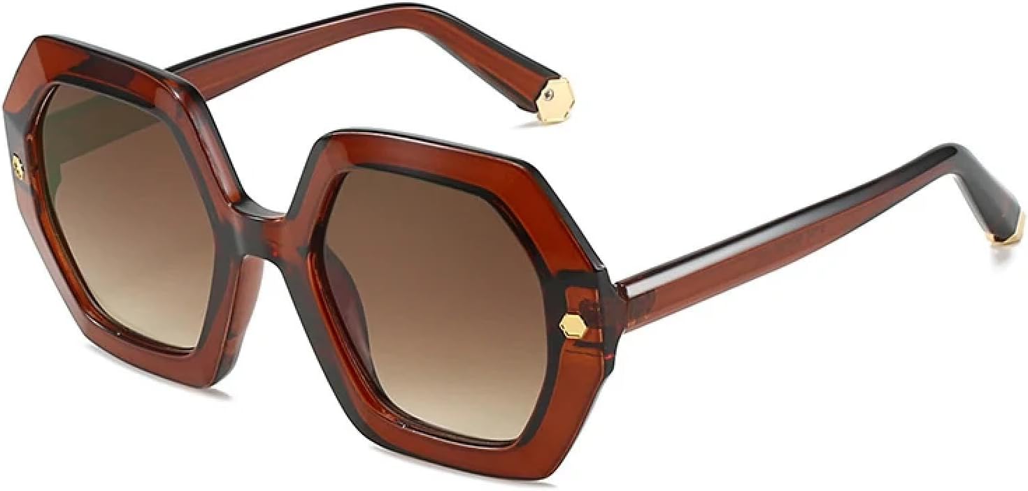 Винтажные солнцезащитные очки Polygon для женщин, модные, с металлическими заклепками, защита от УФ-излучения UV400, трендовые для мужчин, градиентные TVTBBVV, Brown Tea Gradient
Винтажные солнцезащитные очки Polygon для женщин, модные, с металлическими заклепками, защита от УФ-излучения UV400, трендовые для мужчин, градиентные TVTBBVV, Brown Tea Gradient