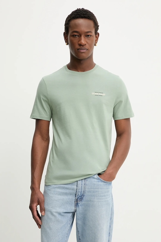 Хлопковая футболка Guess Jeans, зеленый
Хлопковая футболка Guess Jeans, зеленый