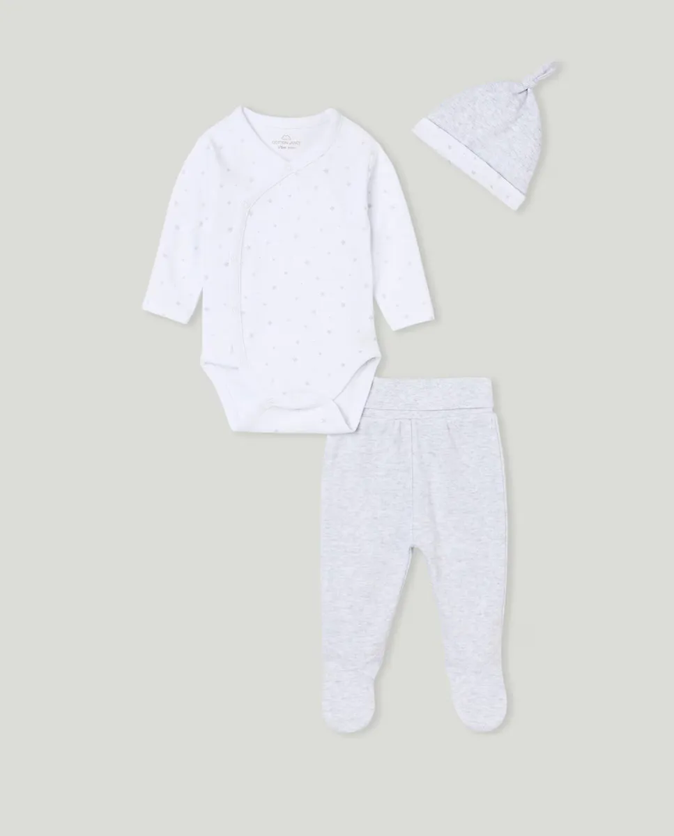 Набор для мальчика со звездами Cotton Juice, чёрный
Набор для мальчика со звездами Cotton Juice, чёрный