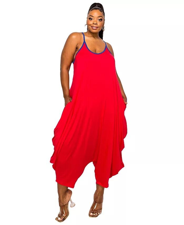 Плюс размер Комбинезон Quinn с карманом-тюльпаном L I V D, красный
Плюс размер Комбинезон Quinn с карманом-тюльпаном L I V D, красный