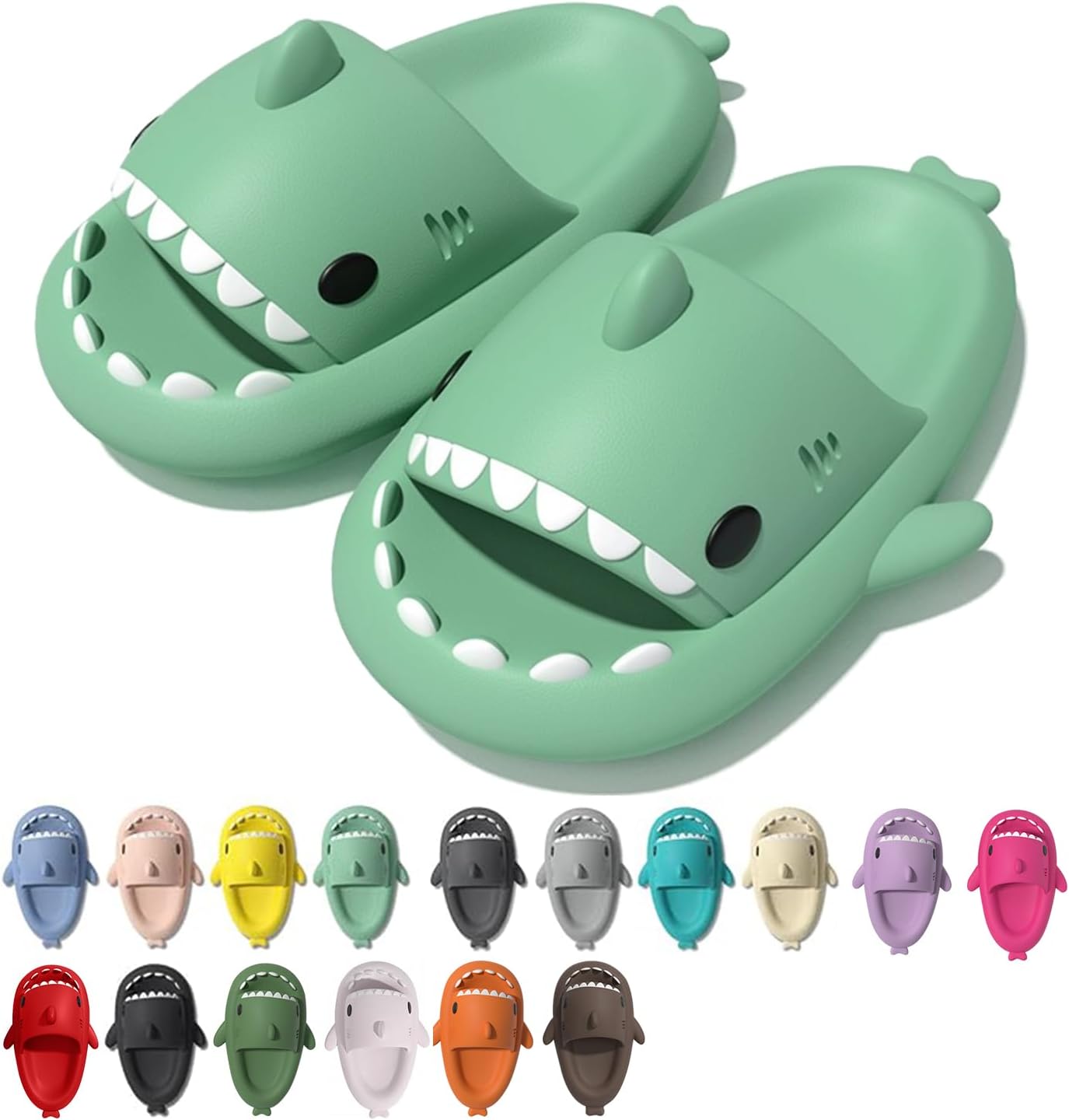 Тапочки Roscylco Shark Cloud, милые шлепанцы с акулой для женщин и мужчин, летние тапочки-сандалии для мальчиков и девочек, спа-платформа, нескользящие пляжные сандалии с открытым носком, душевые тапочки для пары Rosyclo, светло-зеленый
Тапочки Roscylco Shark Cloud, милые шлепанцы с акулой для женщин и мужчин, летние тапочки-сандалии для мальчиков и девочек, спа-платформа, нескользящие пляжные сандалии с открытым носком, душевые тапочки для пары Rosyclo, светло-зеленый