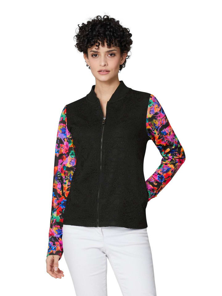 MADELEINE Куртка с модными рукавами с цветочным принтом, черная/разноцветная
MADELEINE Куртка с модными рукавами с цветочным принтом, черная/разноцветная