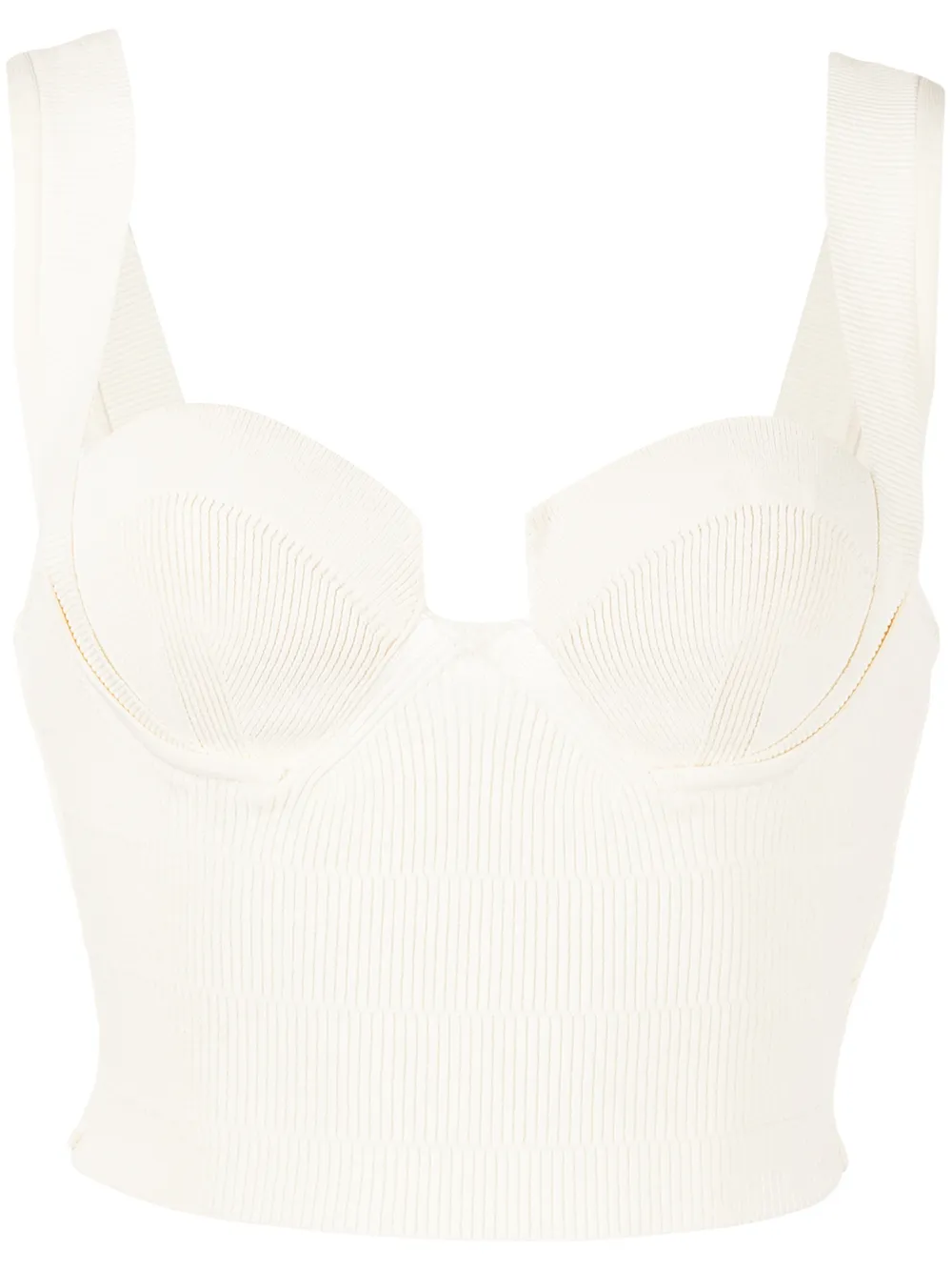 Укороченный топ Nyneve в рубчик Altuzarra, белый
Укороченный топ Nyneve в рубчик Altuzarra, белый