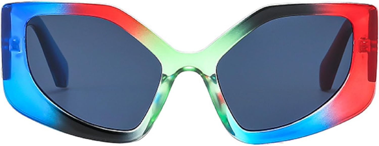 Большие солнцезащитные очки «кошачий глаз» для женщин и мужчин, в стиле Y2K, футуристические солнцезащитные очки, реквизит для пляжной вечеринки или клуба, очки N45 mincl, Red
Большие солнцезащитные очки «кошачий глаз» для женщин и мужчин, в стиле Y2K, футуристические солнцезащитные очки, реквизит для пляжной вечеринки или клуба, очки N45 mincl, Red