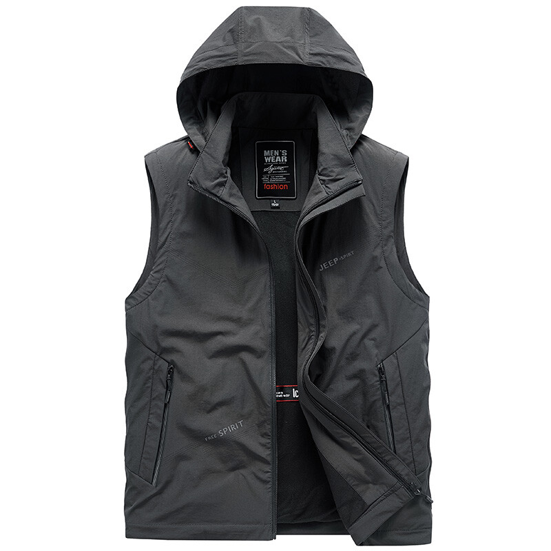 Жилет унисекс Jeep Spirit, серый 
Жилет унисекс Jeep Spirit, серый