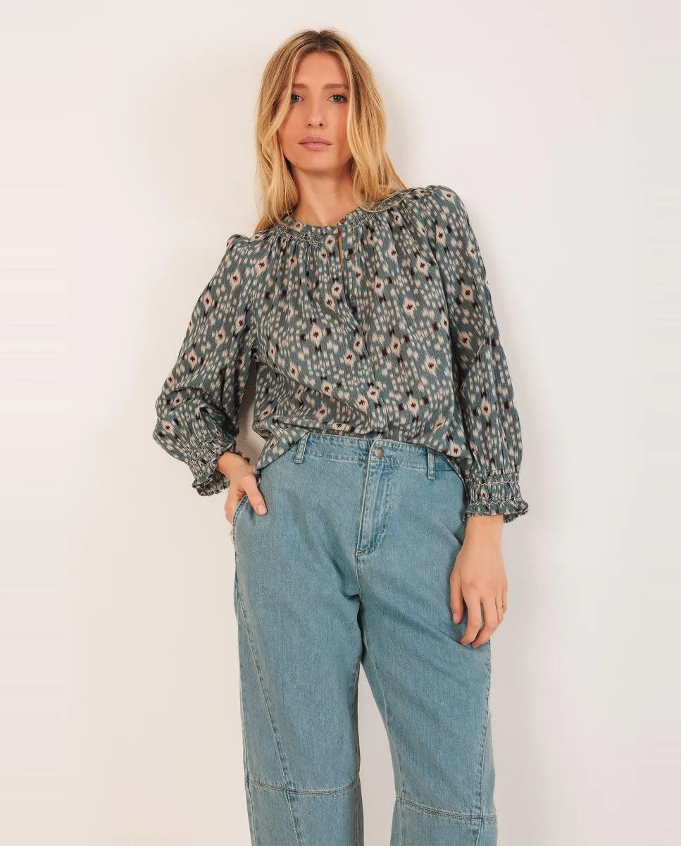 Женская рубашка с длинным рукавом и круглым вырезом Indi & Cold, светло-голубой
Женская рубашка с длинным рукавом и круглым вырезом Indi & Cold, светло-голубой