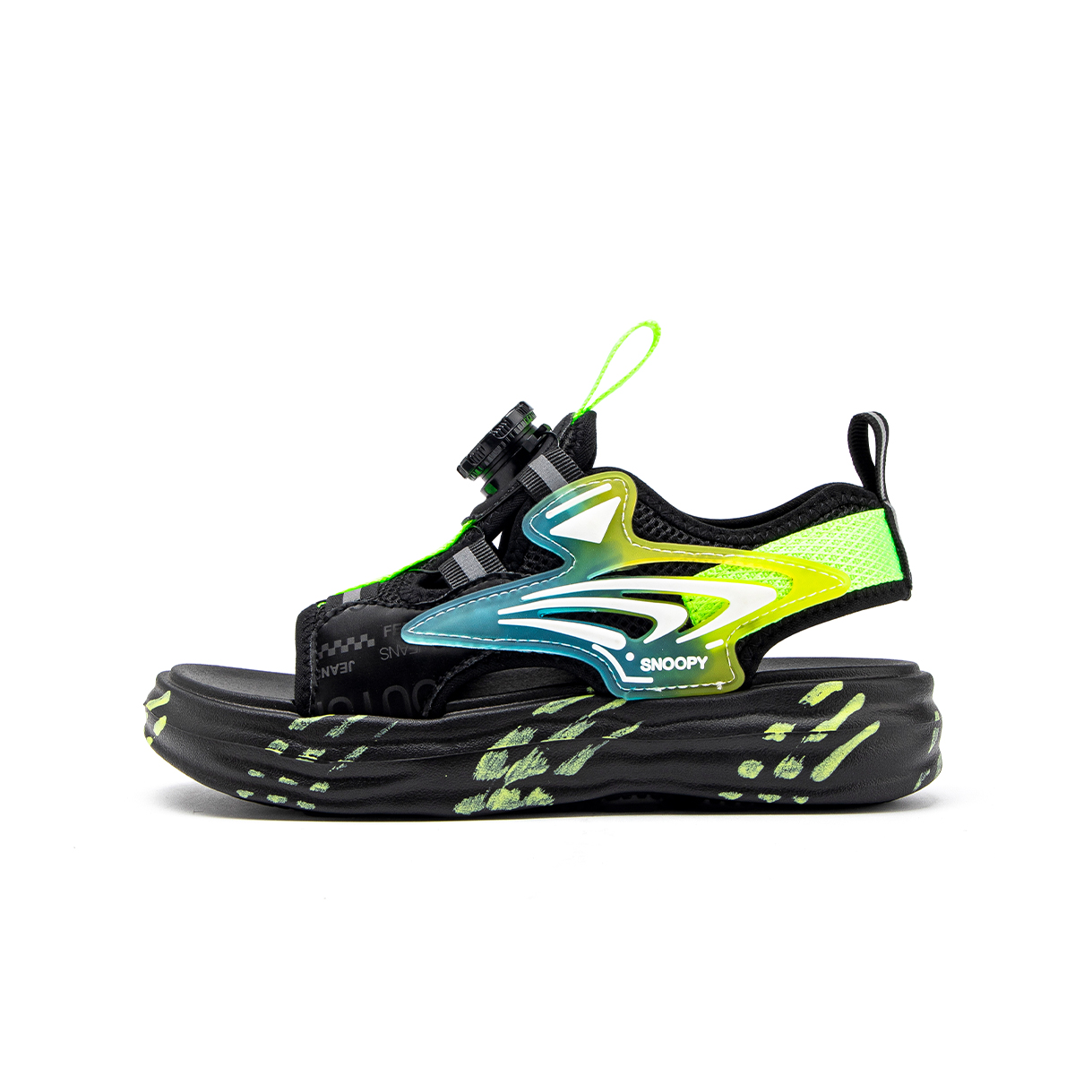 Детские сандалии SNOOPY, черный/зеленый
Детские сандалии SNOOPY, черный/зеленый