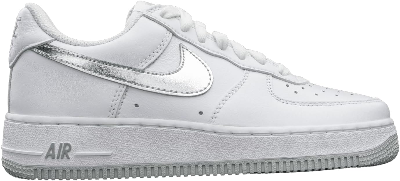 Мужские кроссовки Nike Air Force 1 Low, White/Metallic Silver
Мужские кроссовки Nike Air Force 1 Low, White/Metallic Silver