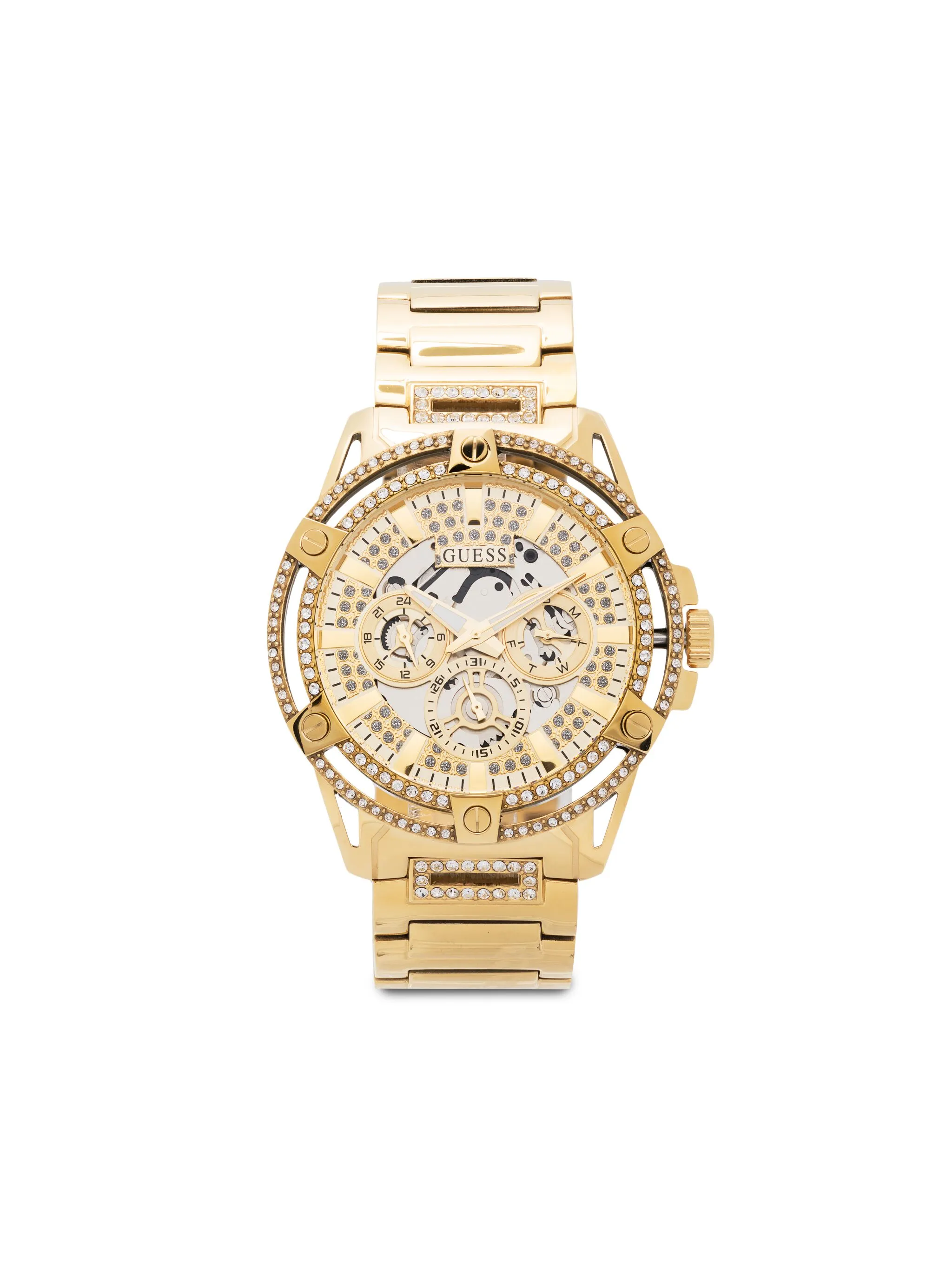 Наручные часы King 48 мм Guess Usa, золотистый
Наручные часы King 48 мм Guess Usa, золотистый