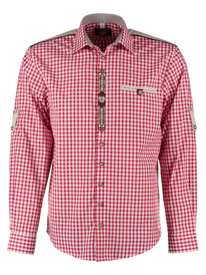 Традиционная рубашка Draker средне-красного цвета OS-Trachten
Традиционная рубашка Draker средне-красного цвета OS-Trachten