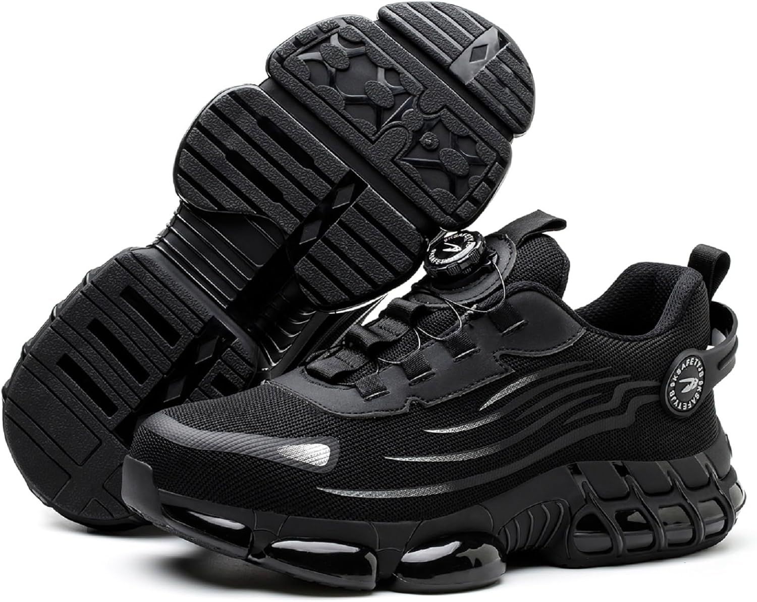 Рабочие кроссовки с металлическим носком для мужчин и женщин, с воздушной подушкой, противоскользящим покрытием, для промышленного строительства и других работ Dinint, черный
Рабочие кроссовки с металлическим носком для мужчин и женщин, с воздушной подушкой, противоскользящим покрытием, для промышленного строительства и других работ Dinint, черный