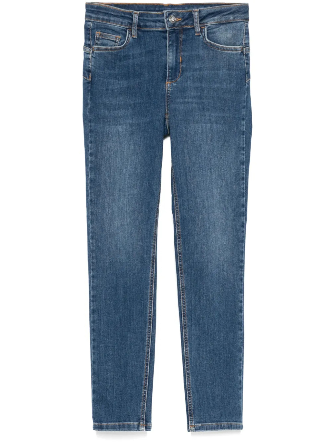 Джинсы с завышенной талией LIU JO, синий
Джинсы с завышенной талией LIU JO, синий