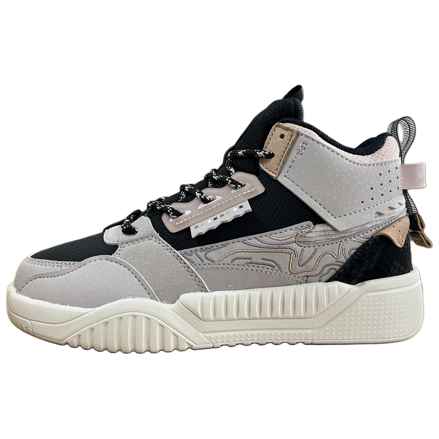 Кеды, скейтборд обувь женская средняя Положительный черный/туман порошок Erke
Кеды, скейтборд обувь женская средняя Положительный черный/туман порошок Erke