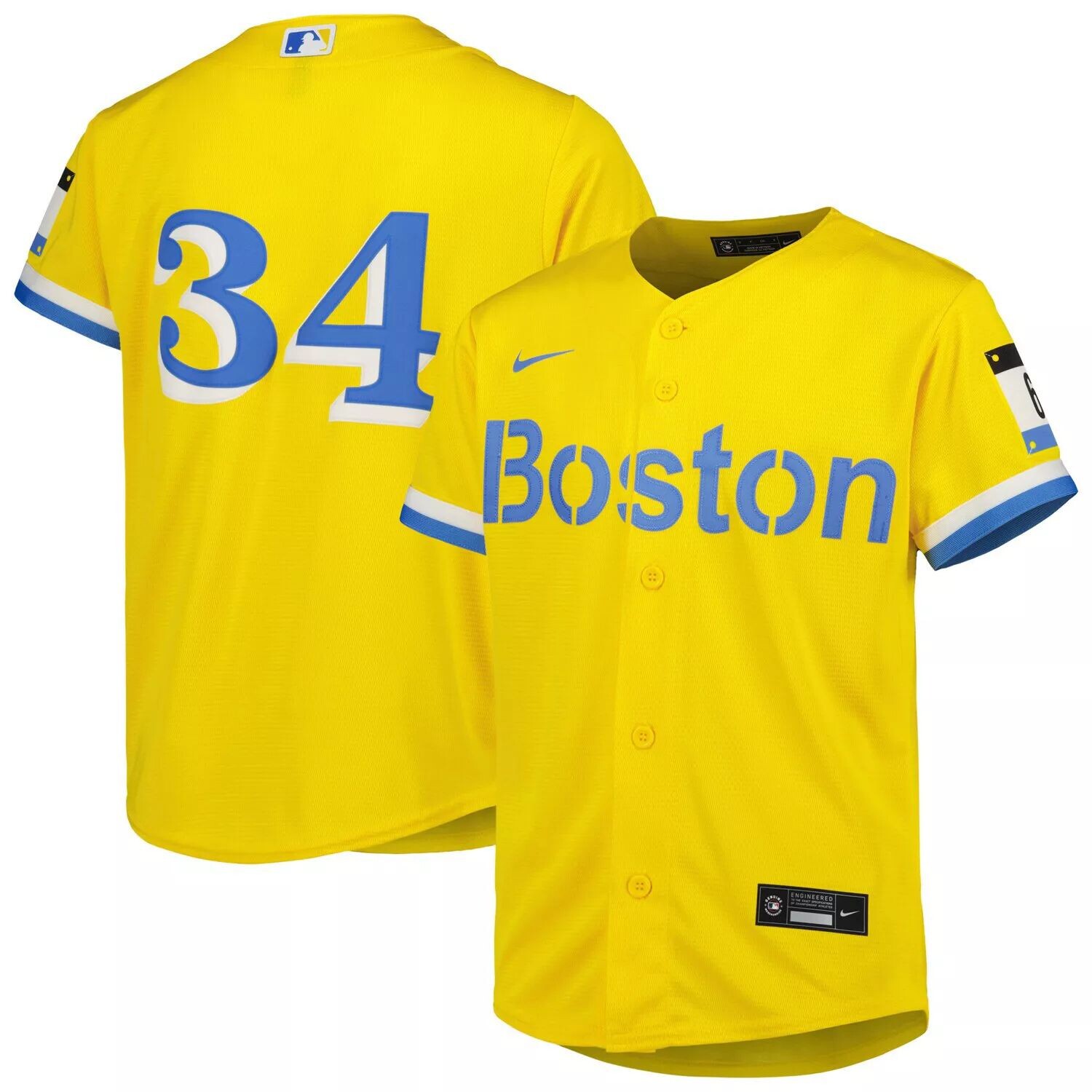 Молодежная футболка Nike David Ortiz Gold Boston Red Sox 2021 City Connect Replica Player Jersey Nike
Молодежная футболка Nike David Ortiz Gold Boston Red Sox 2021 City Connect Replica Player Jersey Nike