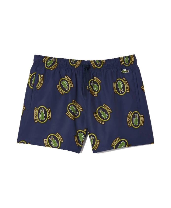 Плавки с крокодиловым принтом, темно-синие. Lacoste, синий
Плавки с крокодиловым принтом, темно-синие. Lacoste, синий