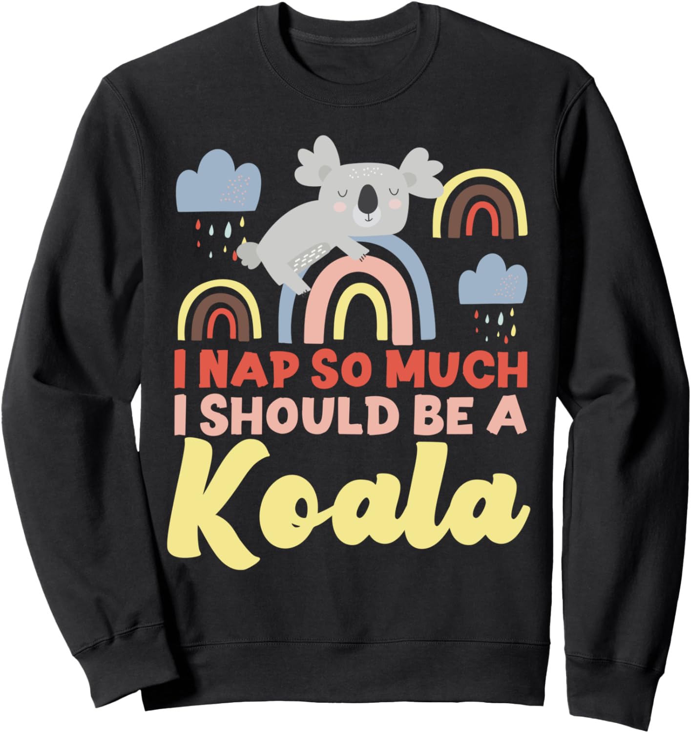 Коала: Я так много сплю, что мне бы подошла толстовка с изображением коалы Cute Koala Designs For Girls And Boys, черный
Коала: Я так много сплю, что мне бы подошла толстовка с изображением коалы Cute Koala Designs For Girls And Boys, черный