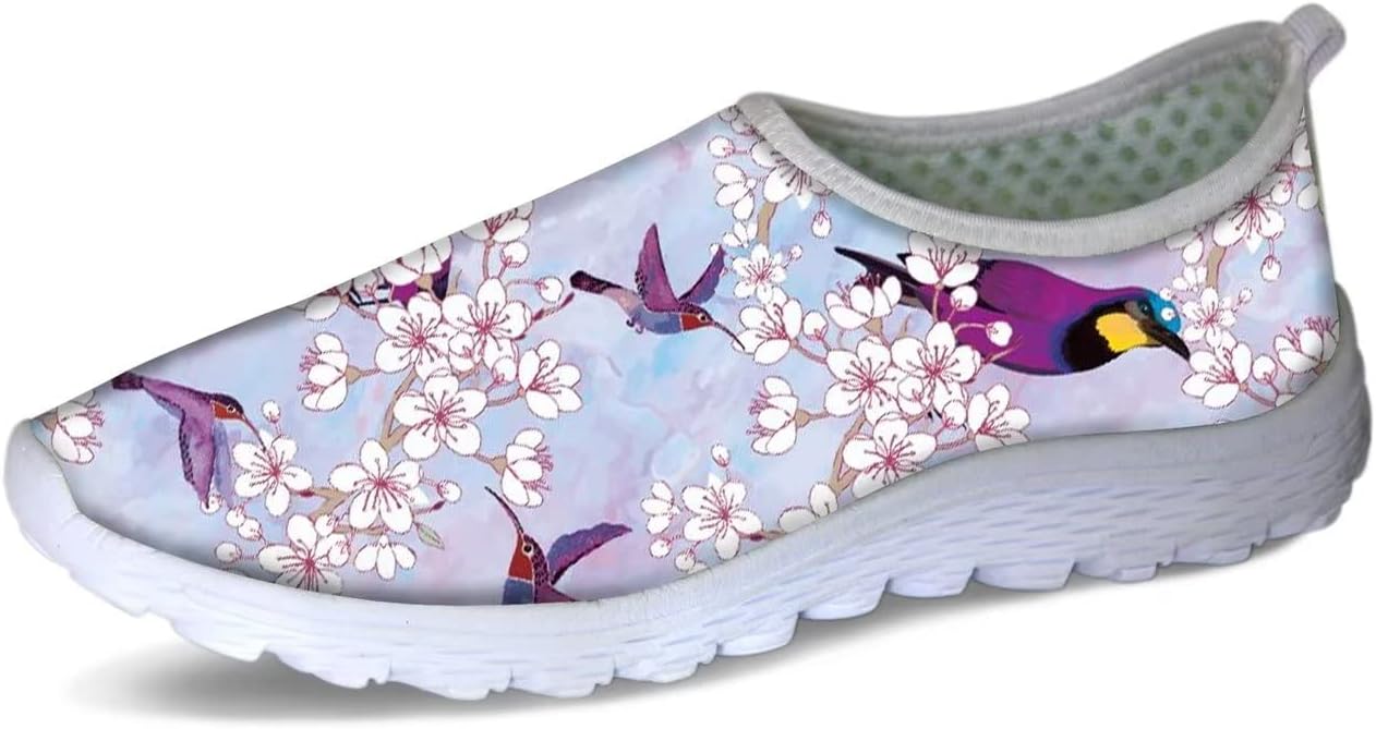 Женские и мужские слипоны Forchrinse с цветочным принтом и корги, мягкая сетка, кроссовки для прогулок, спортивные, повседневные, для путешествий, дышащие, Hummingbird Flower
Женские и мужские слипоны Forchrinse с цветочным принтом и корги, мягкая сетка, кроссовки для прогулок, спортивные, повседневные, для путешествий, дышащие, Hummingbird Flower