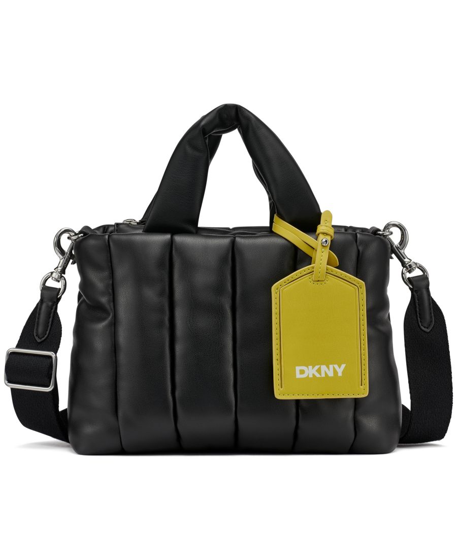 Женская маленькая сумка-тоут Darren через плечо DKNY, Black/silver
Женская маленькая сумка-тоут Darren через плечо DKNY, Black/silver