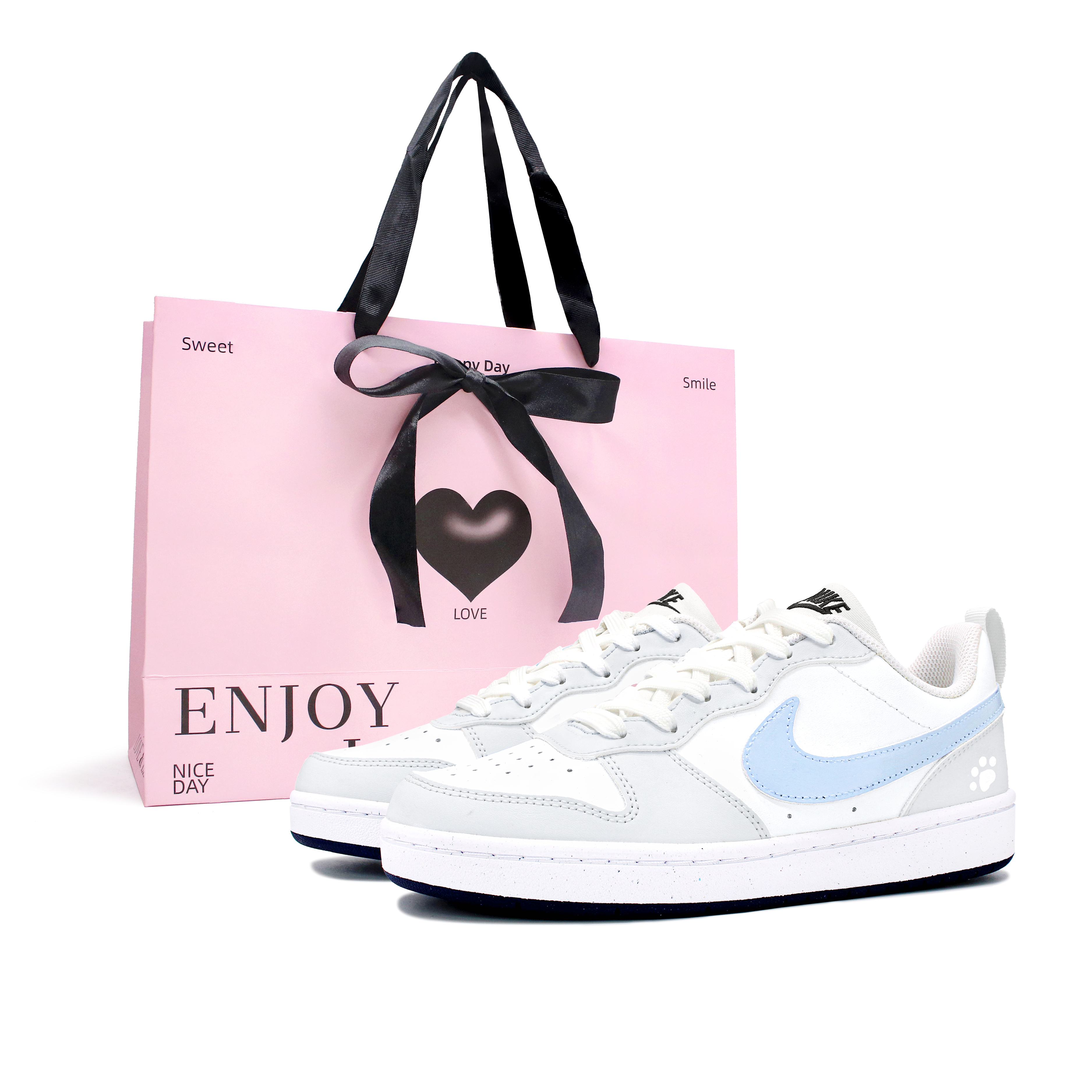 Детские кроссовки для скейтбординга Court Borough, устойчивые к истиранию, низкие, для подростков Nike, синий/серый/белый
Детские кроссовки для скейтбординга Court Borough, устойчивые к истиранию, низкие, для подростков Nike, синий/серый/белый